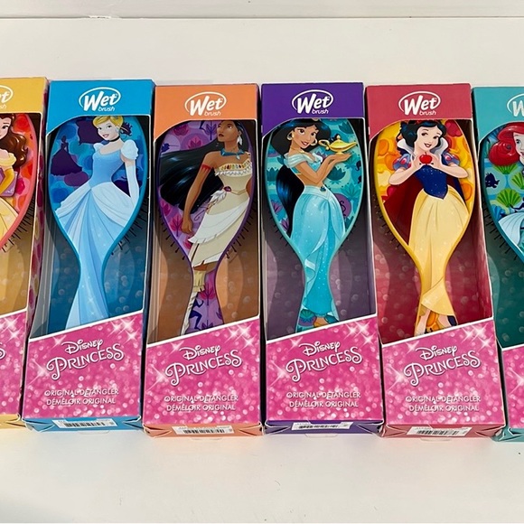 Wet brush Hair 6 Disney Princess Wet Brushes Original Detangler